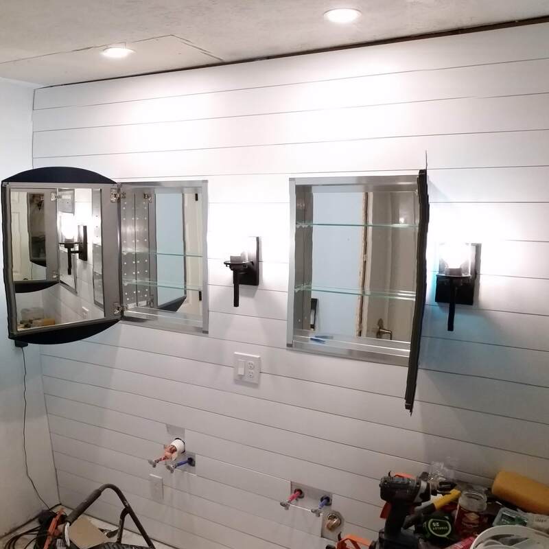 During - Lots of storage in the medicine cabinets!